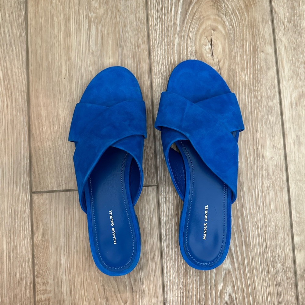 Mansur Gavriel Suede Sandals